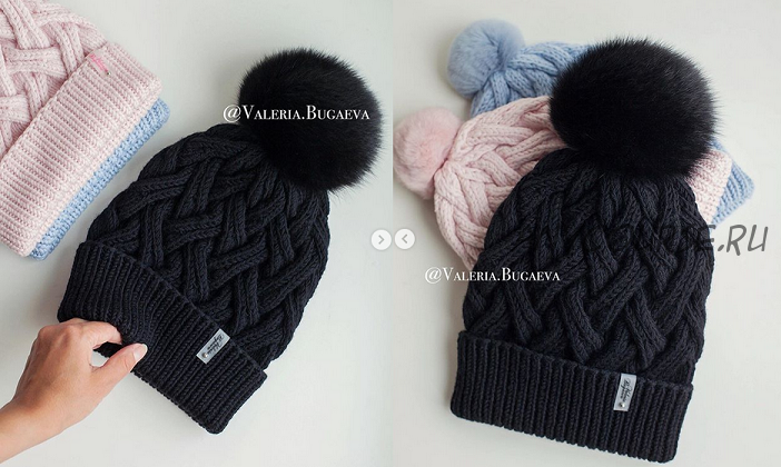 [Вязание] Шапка «wicker_hat_vb» (valeria.bugaeva)