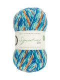 WYS Signature 4ply - Country Birds Kingfisher