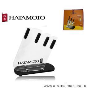 Новинка! Подставка Универсальная Hatamoto  серия Home для 3 - х ножей Полиуретан Tojiro FST-R-002