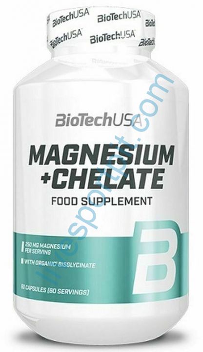 Минеральный комплекс Magnesium + Chelate 60 капсул BiotechUSA