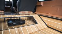 Отделка интерьера тиковым деревом (Land Rover Defender 110)