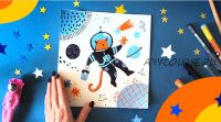[Lil School] Как нарисовать кота-космонавта (Саша Крю)