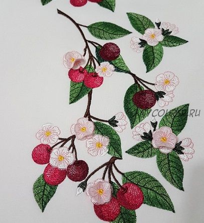 [Embroidery dreams] Набор дизайнов машинной вышивки Цветущая вишня (Birochka)