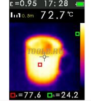 CEM DT-982Y Тепловизор измерение температуры одновременно у нескольких человек фото