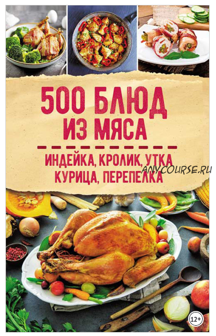 500 блюд из мяса. Индейка, кролик, утка, курица, перепелка (Светлана Мозговая)