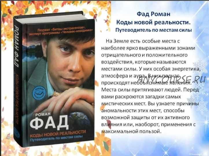 Коды новой реальности. Путеводитель по местам силы (Роман Фад)