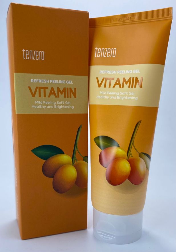 Пилинг-гель для лица с витамином С Tenzero Refresh Peeling Gel Vitamin C  180 мл