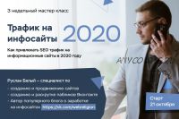 Трафик на инфосайты в 2020 году (Руслан Белый)