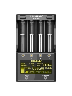 Зарядное устройство для аккумуляторов LiitoKala Lii-500S на 4 аккумулятора, ЗУ + повербанк