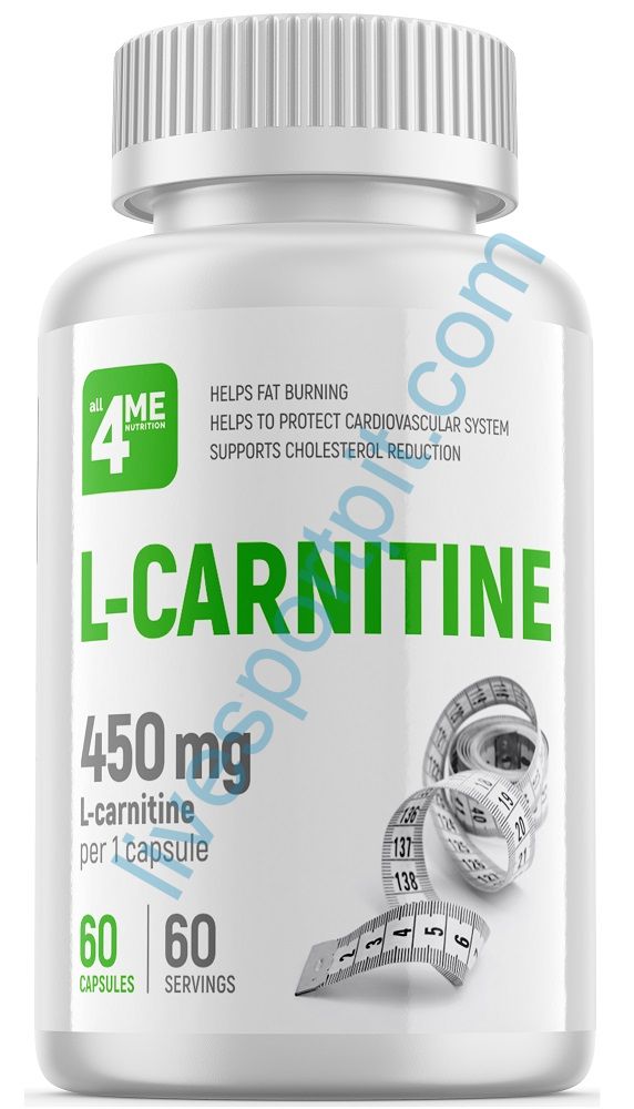 L-Carnitine 450 mg 60 капсул 4Me Nutrition