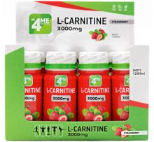 L-Carnitine 3000mg (12 х 60 мл) 4Me Nutrition Клубника