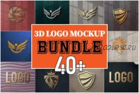[Creativemarket] Luxury 3d LOGO Mockup Bundle v.01 (Graphics Wizard)