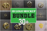 [Creativemarket] Luxury 3d LOGO Mockup Bundle v.03 (Graphics Wizard)