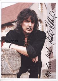 Автограф: Ричи Блэкмор. Deep Purple, Rainbow, Blackmore’s Night. Редкость