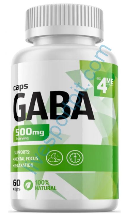 Гамма-аминомасляная кислота GABA 60 капсул 4Me Nutrition