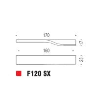 Ручка-скоба Colombo Design F120SX схема