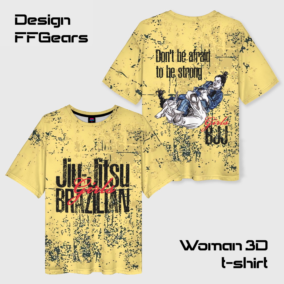 Женская футболка FFG "Jiu Jitsu Girls" Oversize