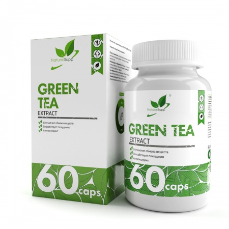 Экстракт зеленого чая, 400 мг, 60 капсул