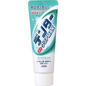​LION Dentor Clear MAX Spearmint – зубная паста с микропудрой и ароматом колосистой мяты (очищение, защита от кариеса)
