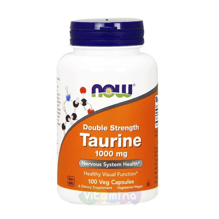 Now Taurine Таурин 1000 мг, 100 капс