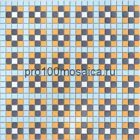Мозаика из керамогранита неглазурованная с прокрасом в массе Ornamento 4  30х30х0,6 см (чип 23х23х6 мм)
