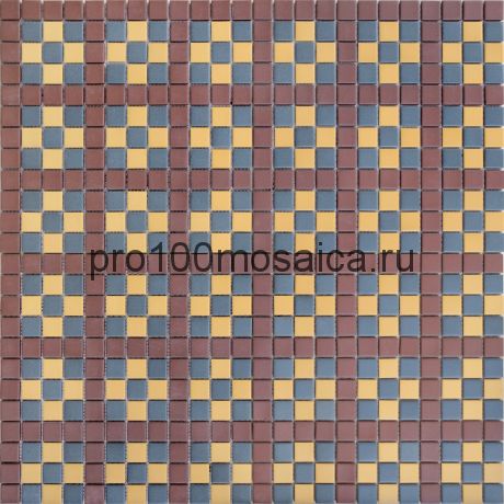 Мозаика из керамогранита неглазурованная с прокрасом в массе Ornamento 5  30х30х0,6 см (чип 23х23х6 мм)