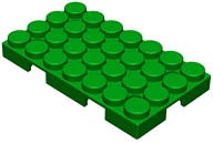 Элемент платформы GigaBloks 7,5" 7 х 4 зеленый