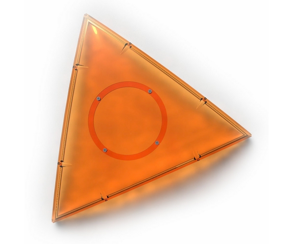 Деталь геокупола 3 м C оранж прозрачный из ПЭТ