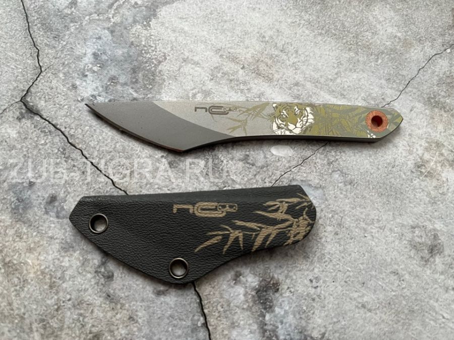 Нож Киридаши Tiger Beadblast - N.C.Custom