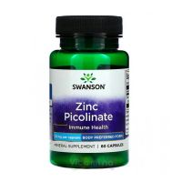 SWANSON Пиколинат цинка 22 мг Zinc Picolinate Body Preferred Form, 60 капс
