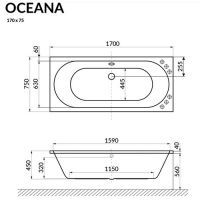 схема Excellent Oceana 170х75 Soft