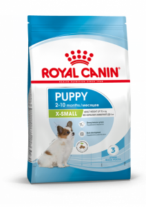 Royal Canin X-Small Puppy Корм сухой полнорационный для щенков миниатюрных пород (вес взрослой собаки до 4 кг) в возрасте до 10 месяцев.