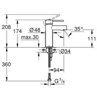 схема Grohe Essence New 34294001