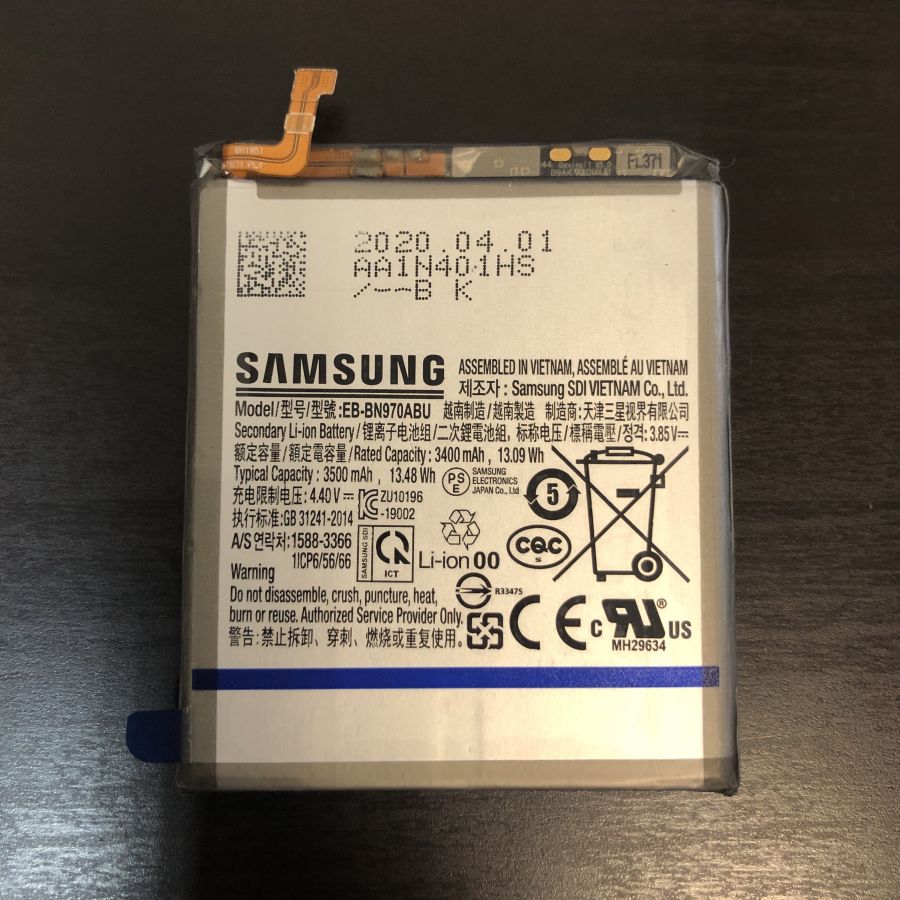 Аккумулятор Samsung N970F Galaxy Note 10 (EB-BN970ABU) Оригинал