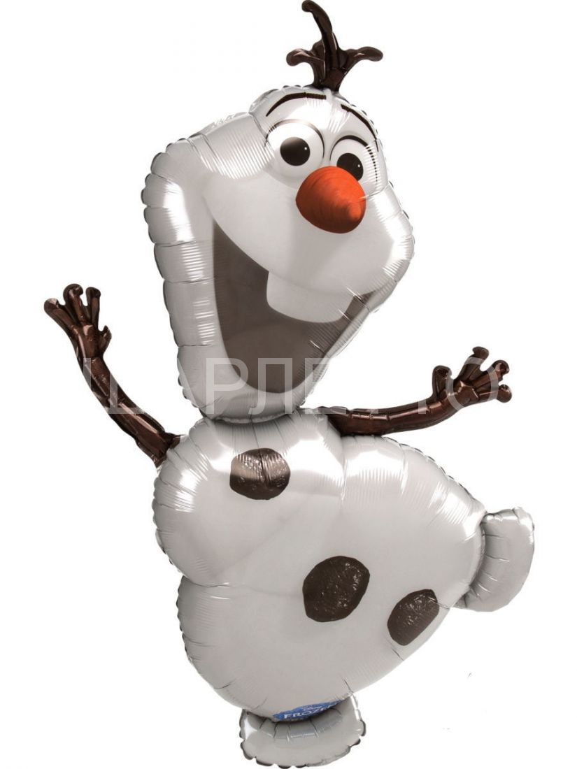 Шар фигура "Снеговик Олаф. Холодное Сердце."