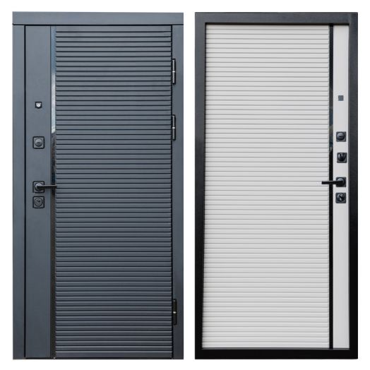Входная Металлическая Дверь Термодор Termo-door (T.DOOR) Black line Porte white