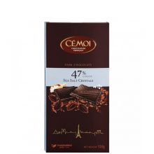 Шоколад Cemoi Горький 47% какао с кристаллами морской соли - 100 г (Франция)