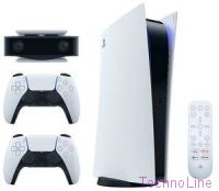Игровая приставка Sony PlayStation 5 Slim 1Tb SSD, белый + Геймпад + PS Plus Deluxe 12 Месяцев