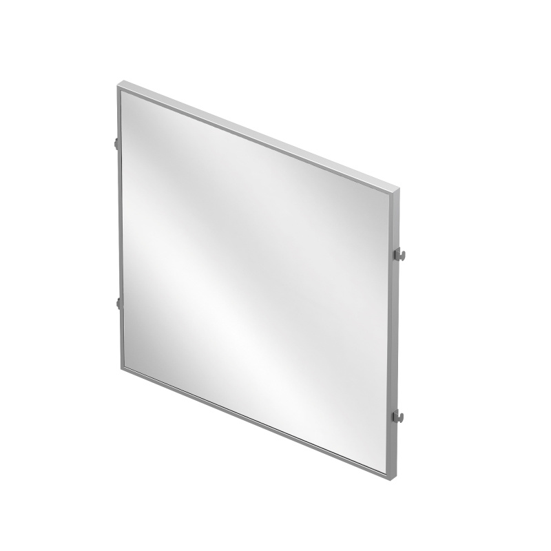 Зеркало 4мм, с защитной пленкой L=607, H=570, серебро матовое