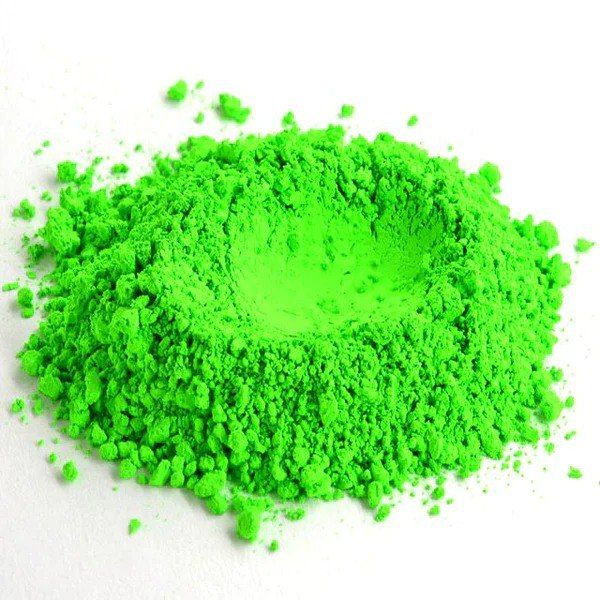 Зеленый, пигмент флуоресцентный сухой