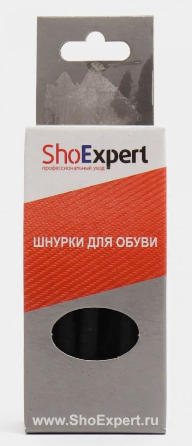 Shoexpert  Шнурки 180 см черные толстые