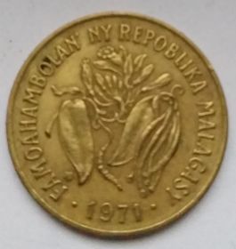 10 франков (Регулярный выпуск) Мадагаскар 1971