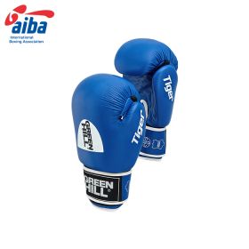 Боксерские перчатки Green Hill BGT-2010a-EU-1 Tiger одобренные AIBA синие 10 oz