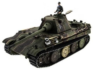 Р/У танк Taigen 1/16 Panther type F (Германия) HC версия, башня на 360, подшипники в ред., V3 2.4G RTR