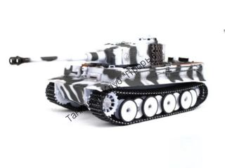 P/У танк Taigen 1/16 Tiger 1 (Германия, поздняя версия) (для ИК боя) V3 2.4G RTR зимний камуфляж