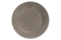 Тарелка обеденная "Tiffany", тёмно-серая, 26 см