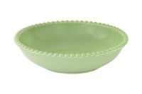 Тарелка суповая "Tiffany", зелёная, 20 см