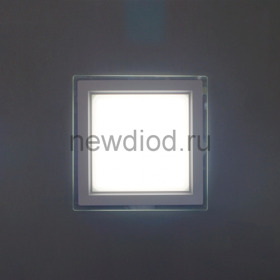Светильник встраиваемый OREOL Glass Slp DOB 12W-3м² 115/145mm 4000K Квадрат