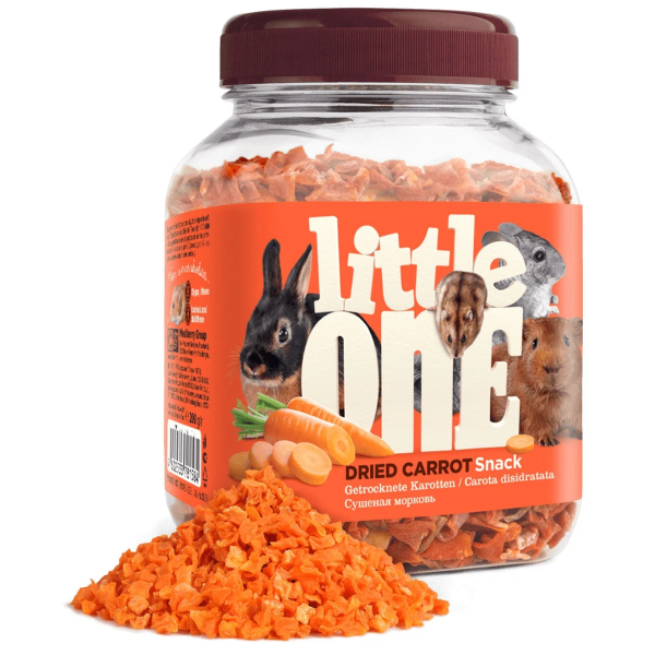 Лакомство для грызунов Little One Сушеная морковь 200 гр