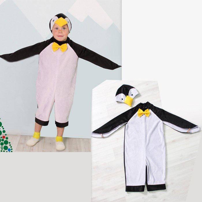 Карнавальный костюм Пингвин ПнгМ-0021.929/98 / текстиль/